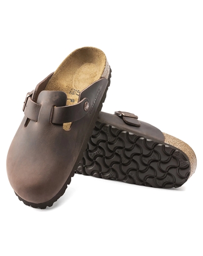 Boston Oiled Leather Sandal - Habana - Birkenstock